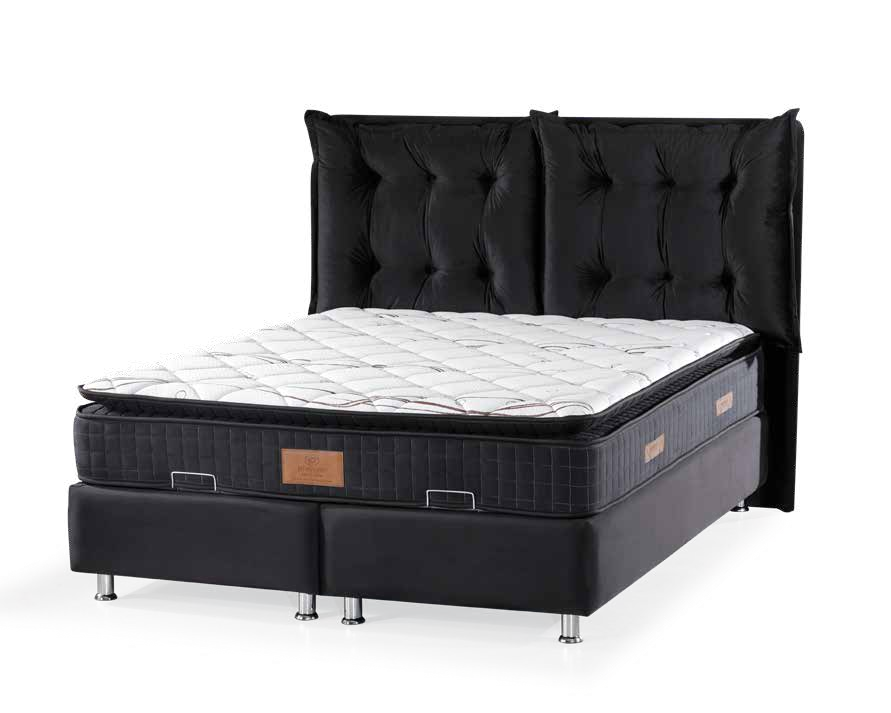 LIT COFFRE COMFORTABLE NOIR