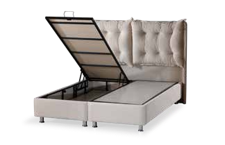 LIT COFFRE COMFORTABLE BEIGE
