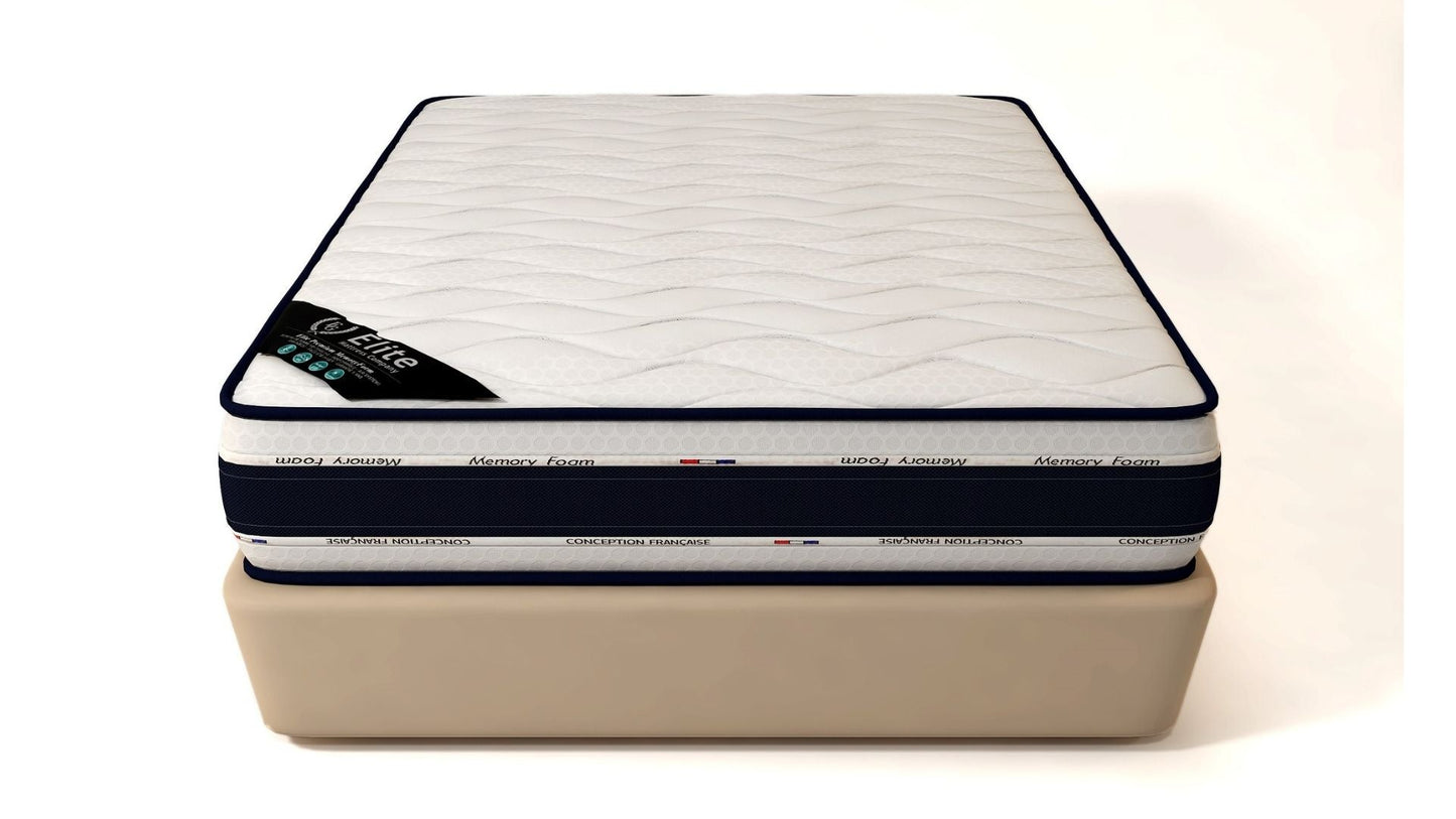 Matelas Elite Memoire de Forme 22cm d'Epaisseur Mémory