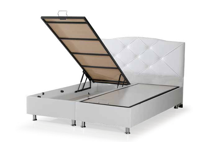 LIT COFFRE ECO BLANC